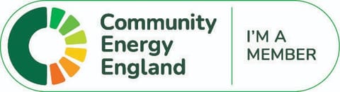 Community Energy England badge reading "I'm a member"